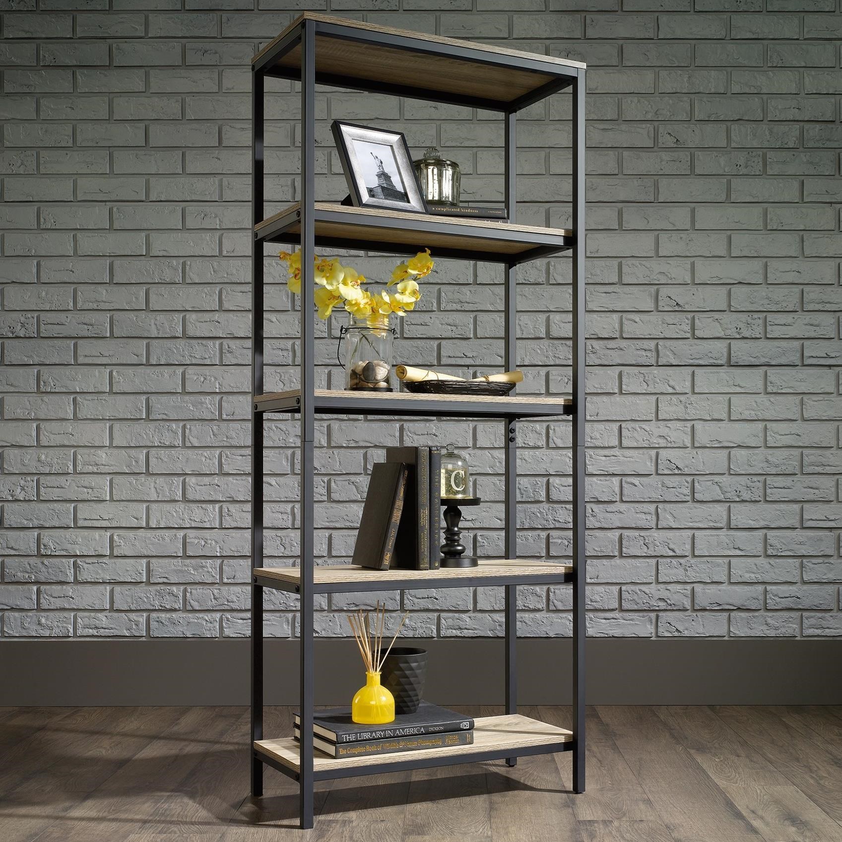 Metal on sale tall shelf